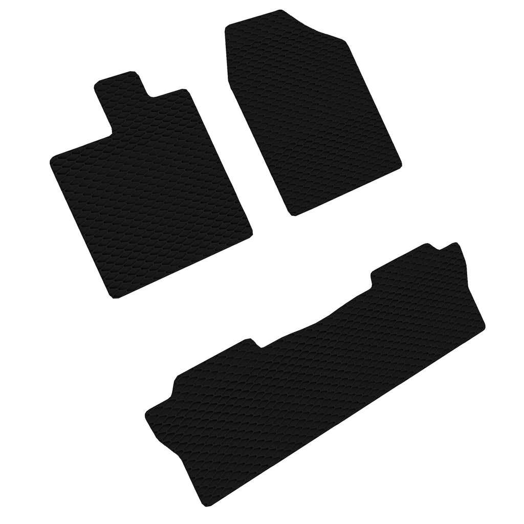 2016-2023 Honda Pilot / Passport All Weather Floor Mats 3PC - Black