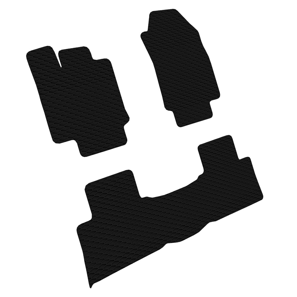 2019-2023 Toyota RAV4 All Weather Rubber Floor Mats 3PC - Black
