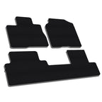 2013-2018 Acura RDX All Weather Rubber Floor Mats 3PC - Hex Style