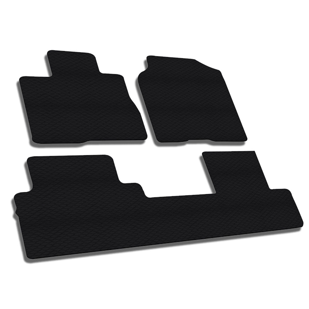 2013-2018 Acura RDX All Weather Rubber Floor Mats 3PC - Hex Style