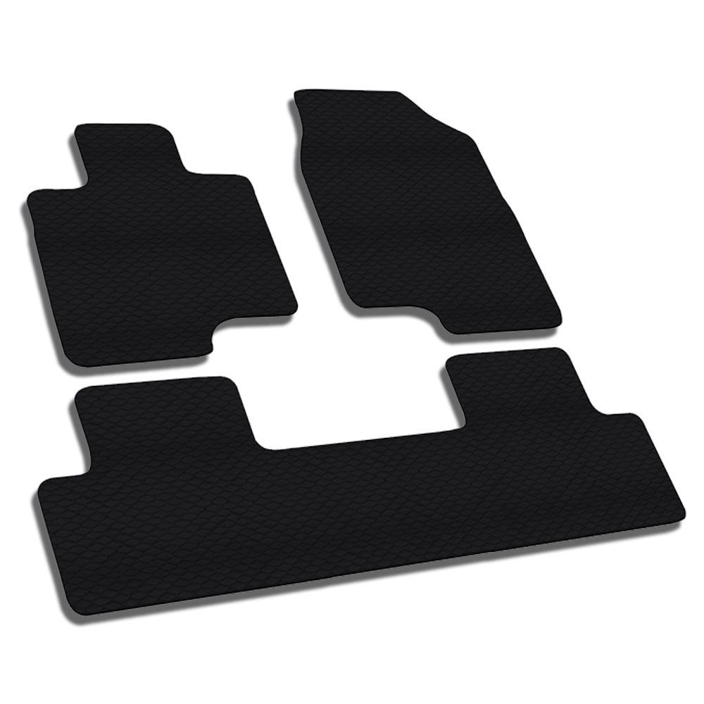 2019-2021 Acura RDX All Weather Rubber Floor Mats 3PC - Black