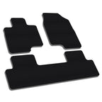 2019-2021 Acura RDX All Weather Rubber Floor Mats 3PC - Black