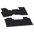 2014-2019 Silverado/Sierra Crew Cab Rubber Floor Mats 2PC Black