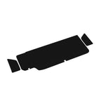 2021-2023 Tesla Model X All Weather Rubber Trunk Mats 3PC - HexStyle