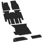 2021-2023 Tesla Model X 5-Seat Floor Mats & Trunk Mats 6PC - HexStyle