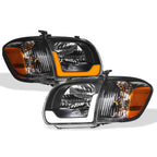 05-06 Toyota Tundra Crystal Headlights w/ Sequential LED - Black 4PC