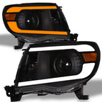 05-11 Toyota Tacoma Projector Headlights Sequential LED - Black