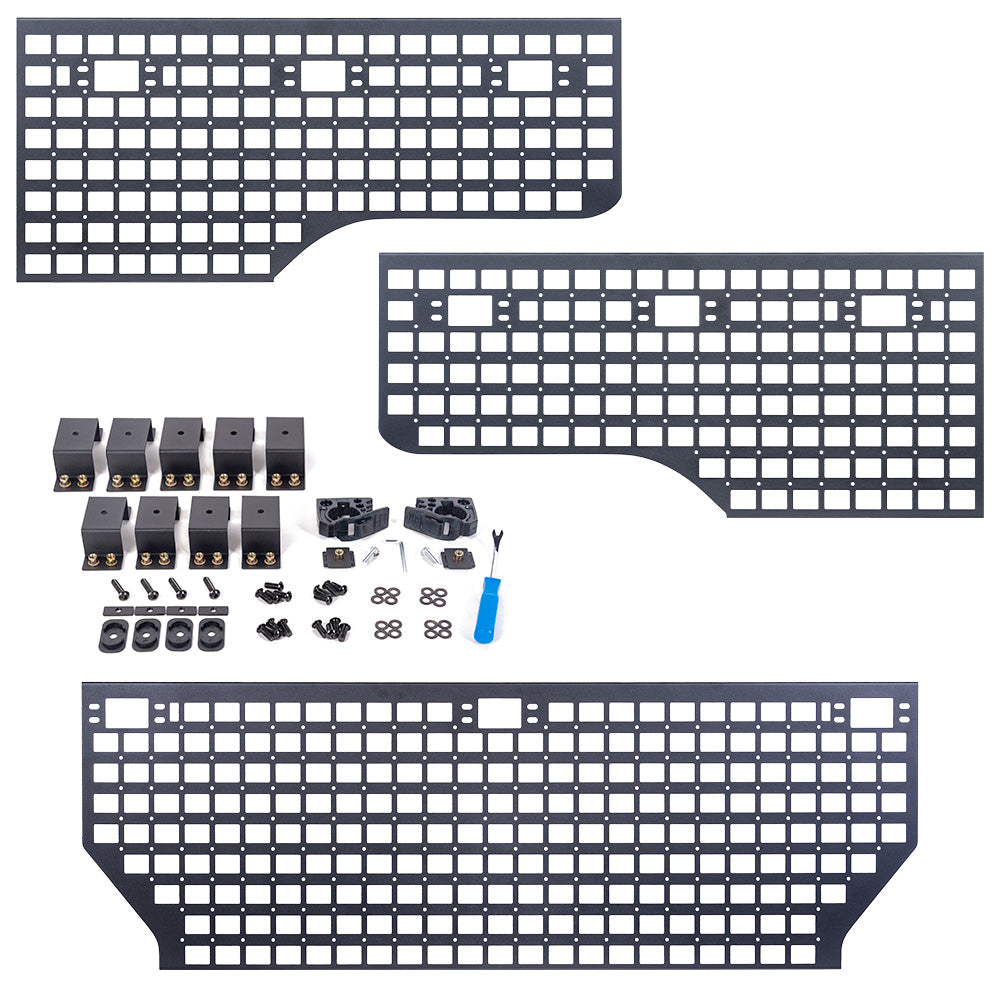 2023-2025 Chevrolet Colorado/GMC Canyon 5 ft Bed MOLLE Panels - 3pc
