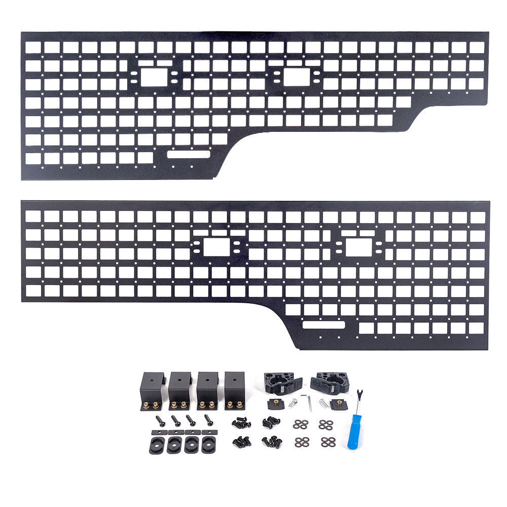 2024-2025 Ford Ranger 5 ft Bed MOLLE Panels Front & Sides - 3pc