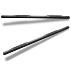 2004-2024 Nissan Titan Crew Cab 4" Oval Side Step Bars - Matte Black