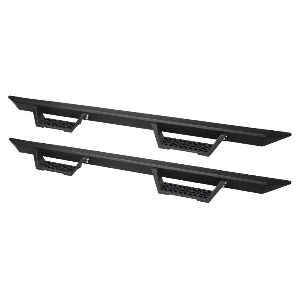 2007-2018 Jeep Wrangler JK 4-Door Modular Side Step Bars - Matte Black