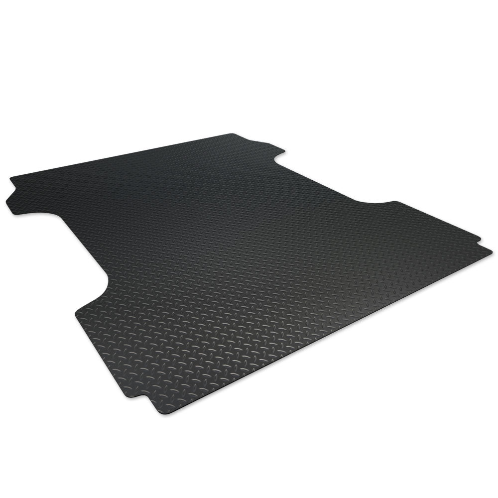 2017-2026 Ford Super Duty 6.75 ft Bed Rubber Bed Mat - Diamond Plate