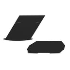 2022-2026 Rivian R1T 4.5 ft Bed Rubber Bed Mat 2PC w/ Frunk Mat