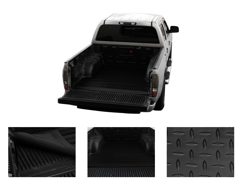 1983-2012 Ford Ranger 7 ft Bed PVC Bed Mat - Black