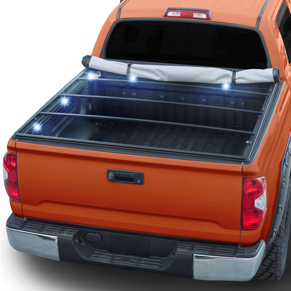 2014-2021 Toyota Tundra 6.5 ft Bed Tonneau Cover & LED Light Kit
