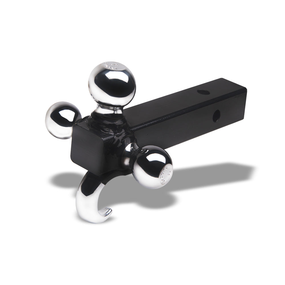 3-Ball Trailer Hitch Mount 2" Receiver 1-7/8" 2" 2-5/16"