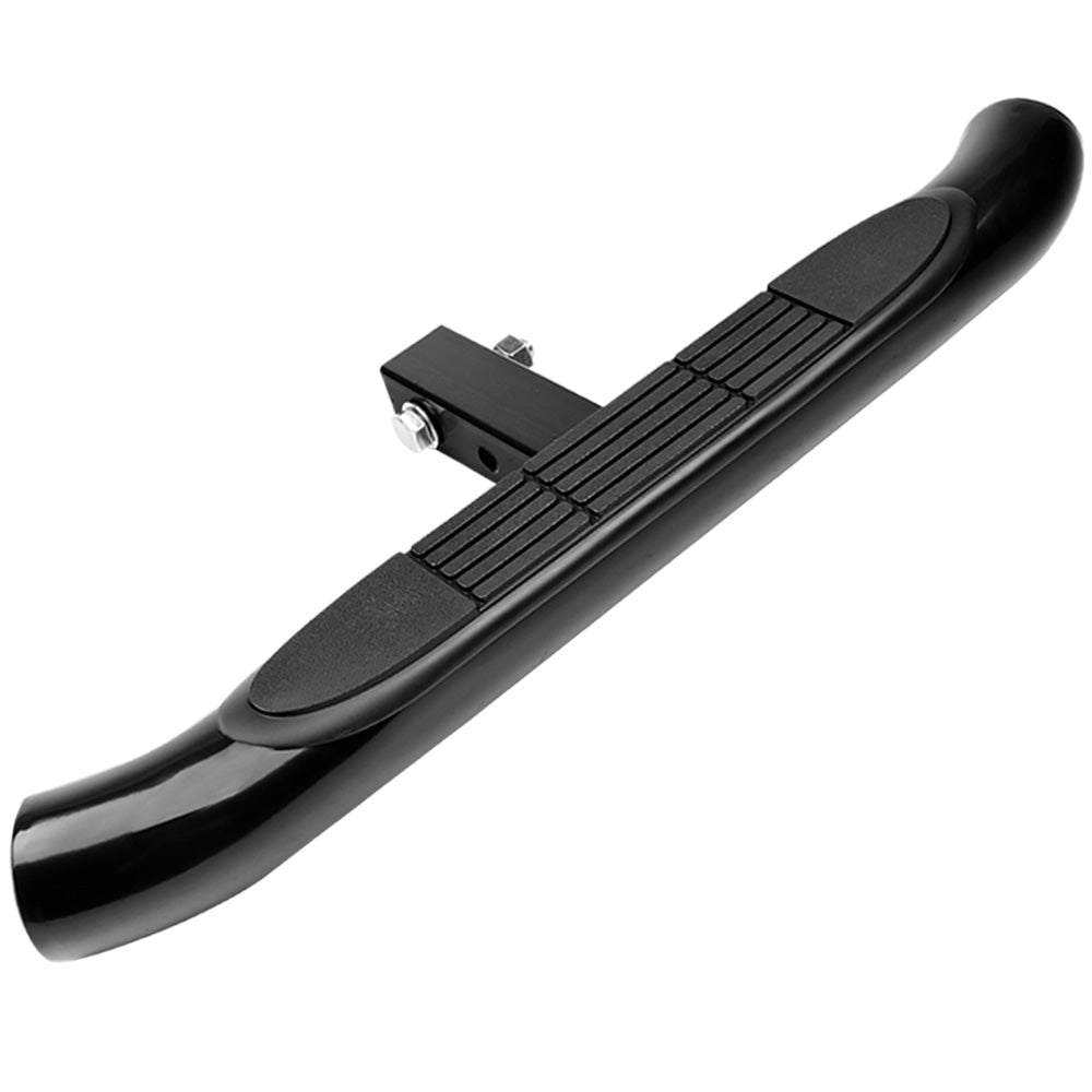 Universal 2" Hitch Receiver 3" Steel Rear Hitch Step - Black