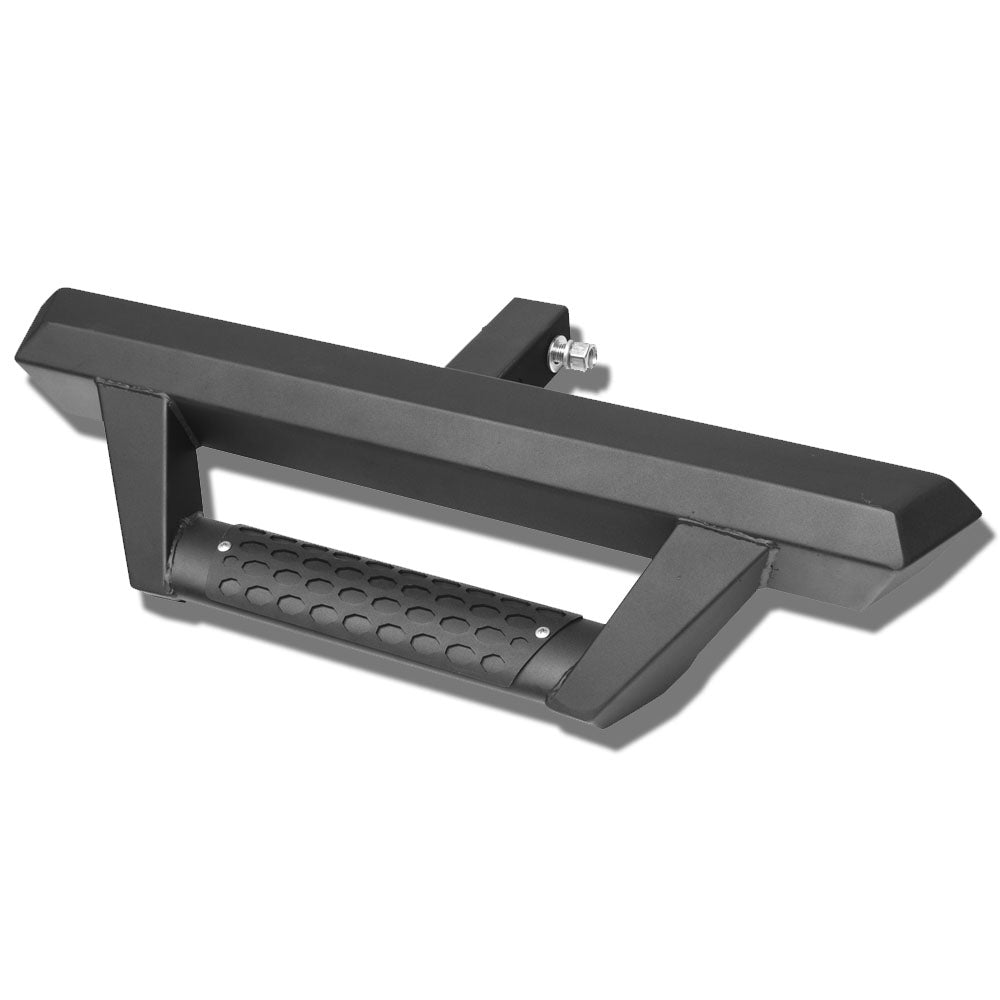Universal 2" Receiver Dropping Style Rear Hitch Step - Matte Black