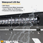 2007-2009 Jeep Wrangler JK Advanced Bull Guard w/ LED Light Bar