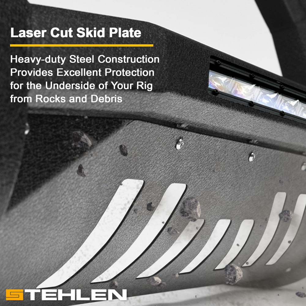 05-07 Ford Super Duty Advanced Bull Guard w/ LED Light Bar