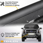 2005-2011 Dodge Dakota Bull Bar Mesh Skid Plate Matte Black - Combo