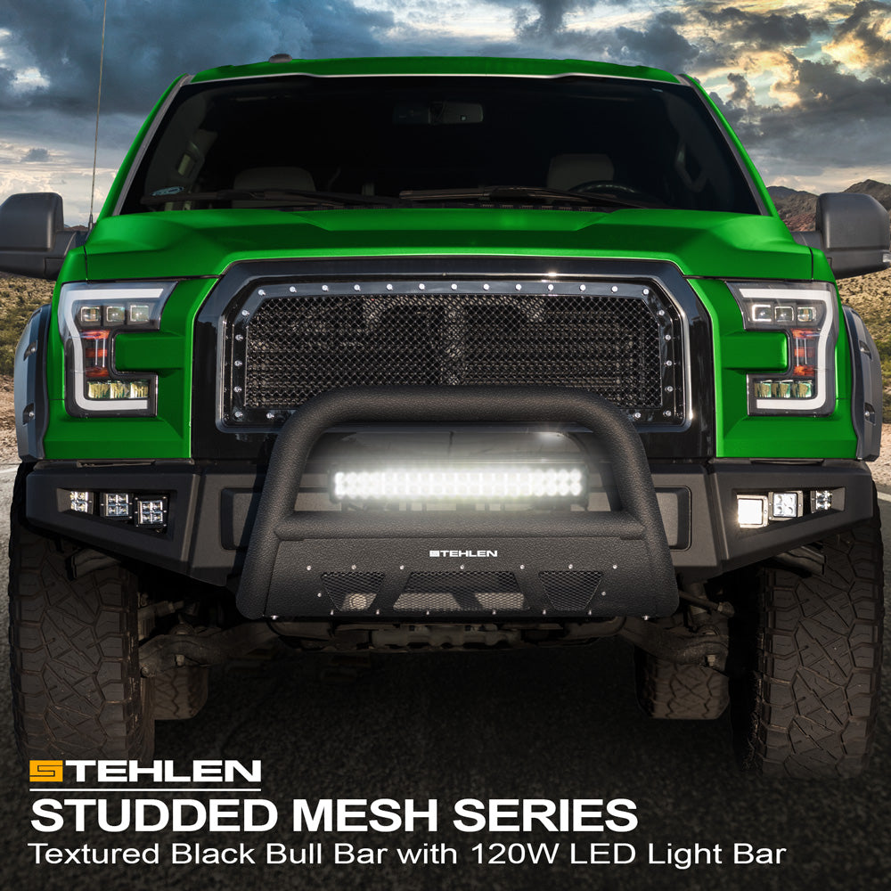 1992-1999 Chevy/GMC SUV Bull Guard & 120W LED Light Bar Combo