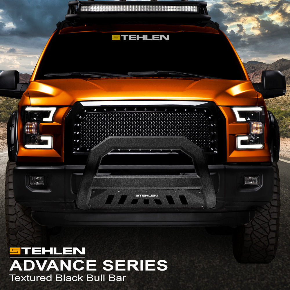 2011-2016 Ford Super Duty Advanced Series Bull Guard - Texture Black
