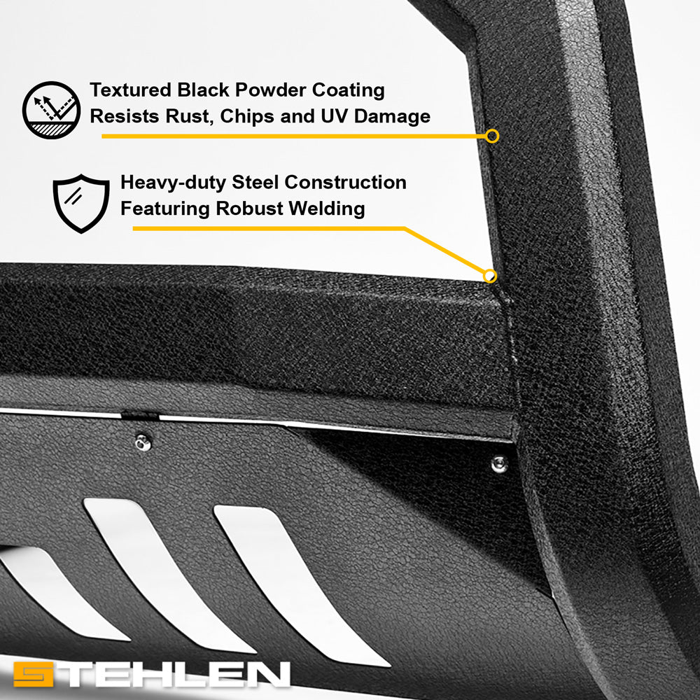 2006-2008 Dodge Ram 1500 Advanced Series Bull Guard - Texture Black