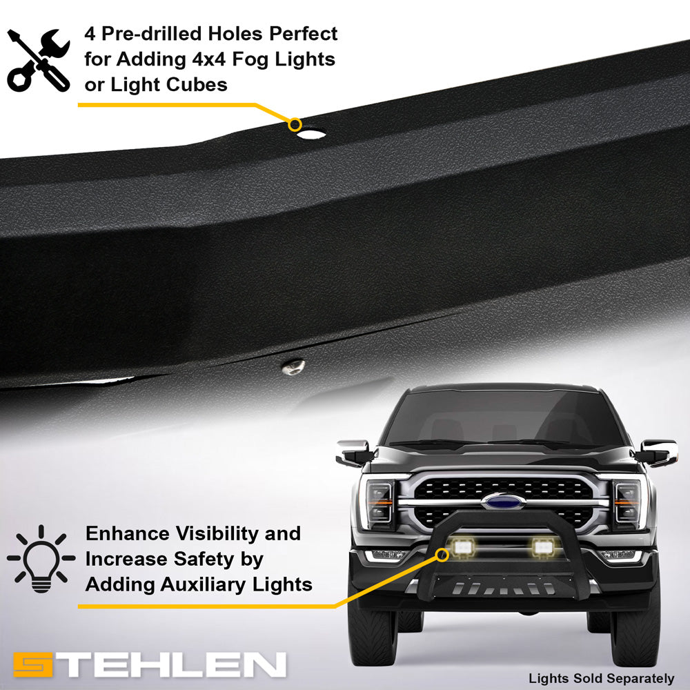 2006-2008 Dodge Ram 1500 Advanced Series Bull Guard - Texture Black