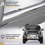 2004-2009 Dodge Durango Chrome Bull Guard with LED Light Bar