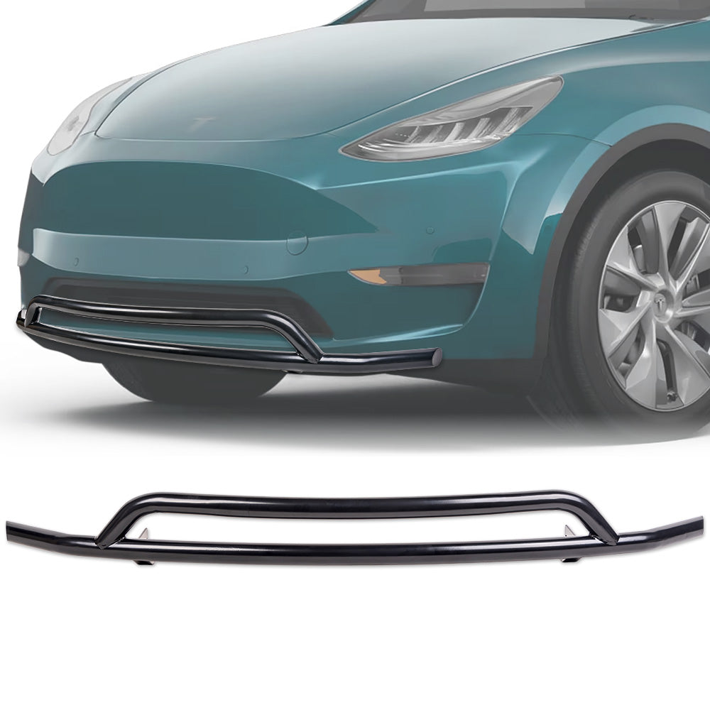 2020-2023 Tesla Model Y Front Bumper Guard Steel - Black