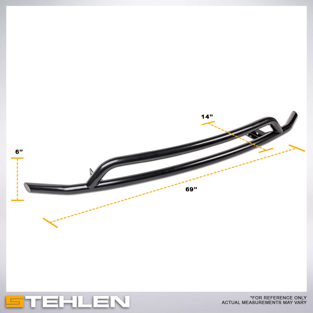 2020-2023 Tesla Model Y Front Bumper Guard Steel - Black