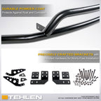 2020-2024 Tesla Model Y Front & Rear Bumper Guard Set - Black Steel
