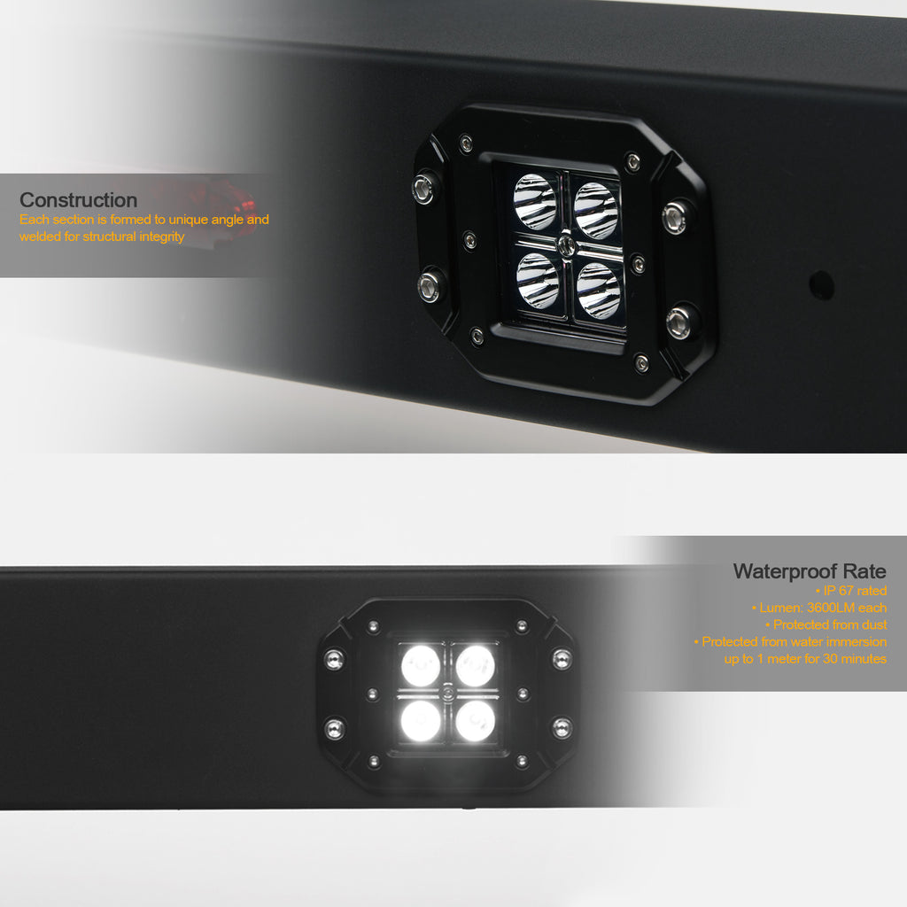 Stehlen Razor 1000 Universal Chase Rack w/ LED Lights - Matte Black