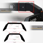 Stehlen Razor 1000 Universal Chase Rack w/ LED Lights - Matte Black