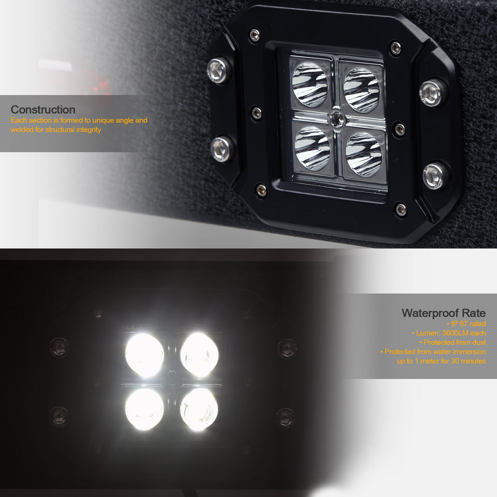 Stehlen Razor 3000 Universal Chase Rack w/LED Lights - Texture Black