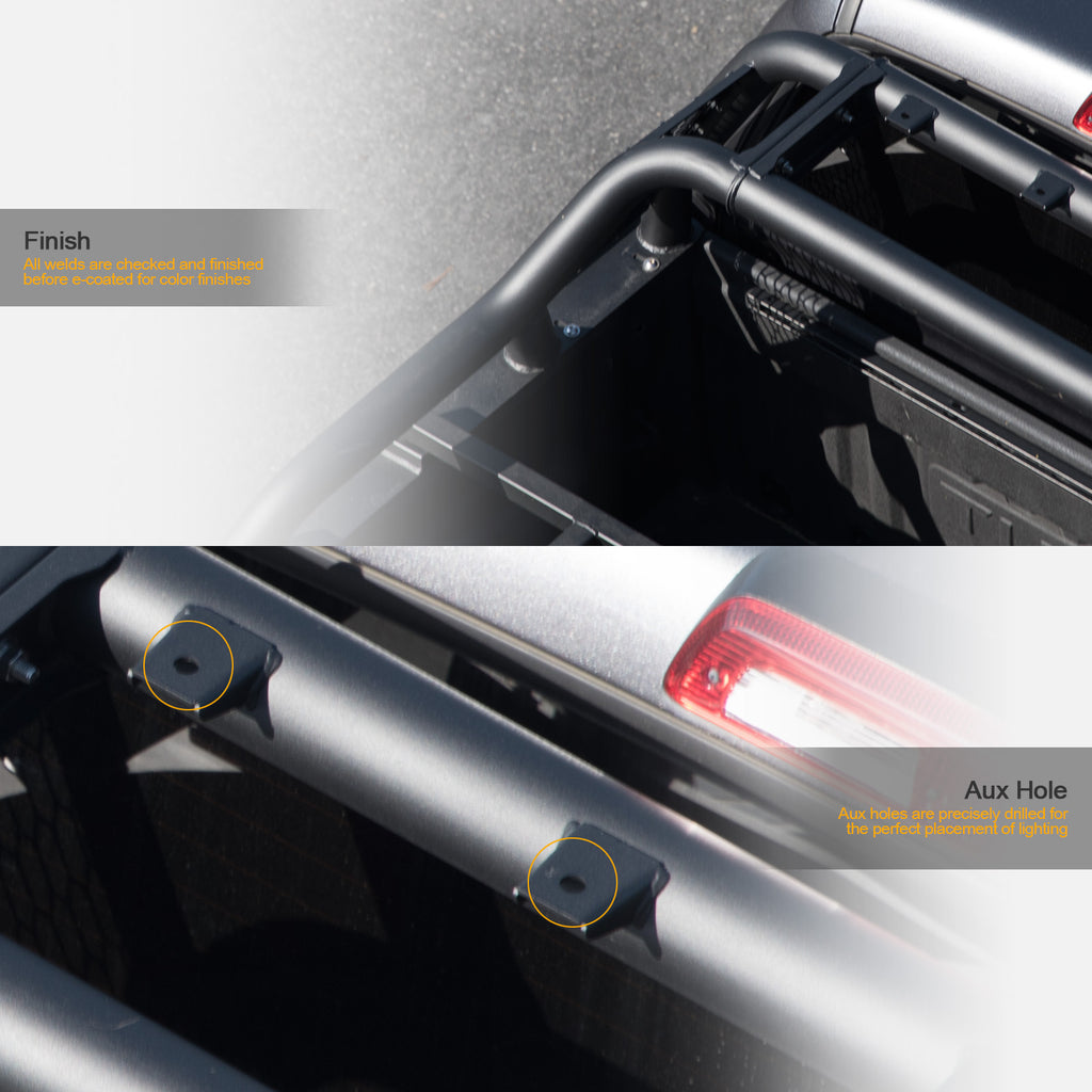 Universal Full Size Chase Rack Tire Carrier - Matte Black