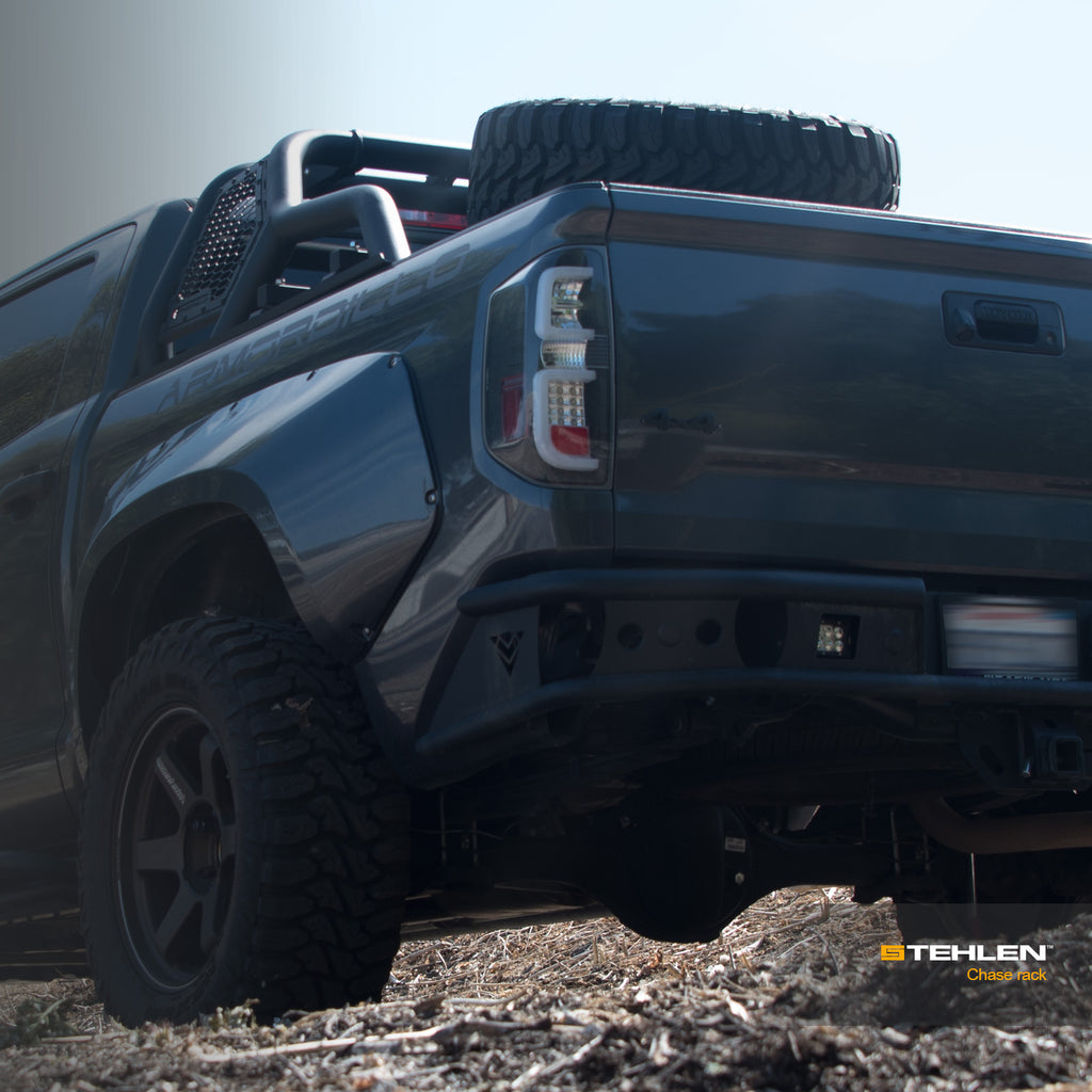 Universal Full Size Chase Rack Tire Carrier - Matte Black