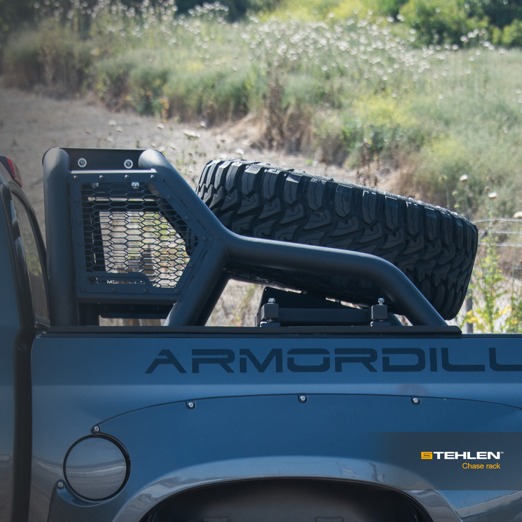 Universal Full Size Chase Rack Tire Carrier - Matte Black
