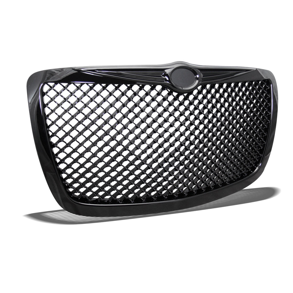 2005-2010 Chrysler 300 Front Grille - Matte Black Replacement