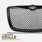 2005-2010 Chrysler 300 Honeycomb Mesh Front Grille - Matte Black