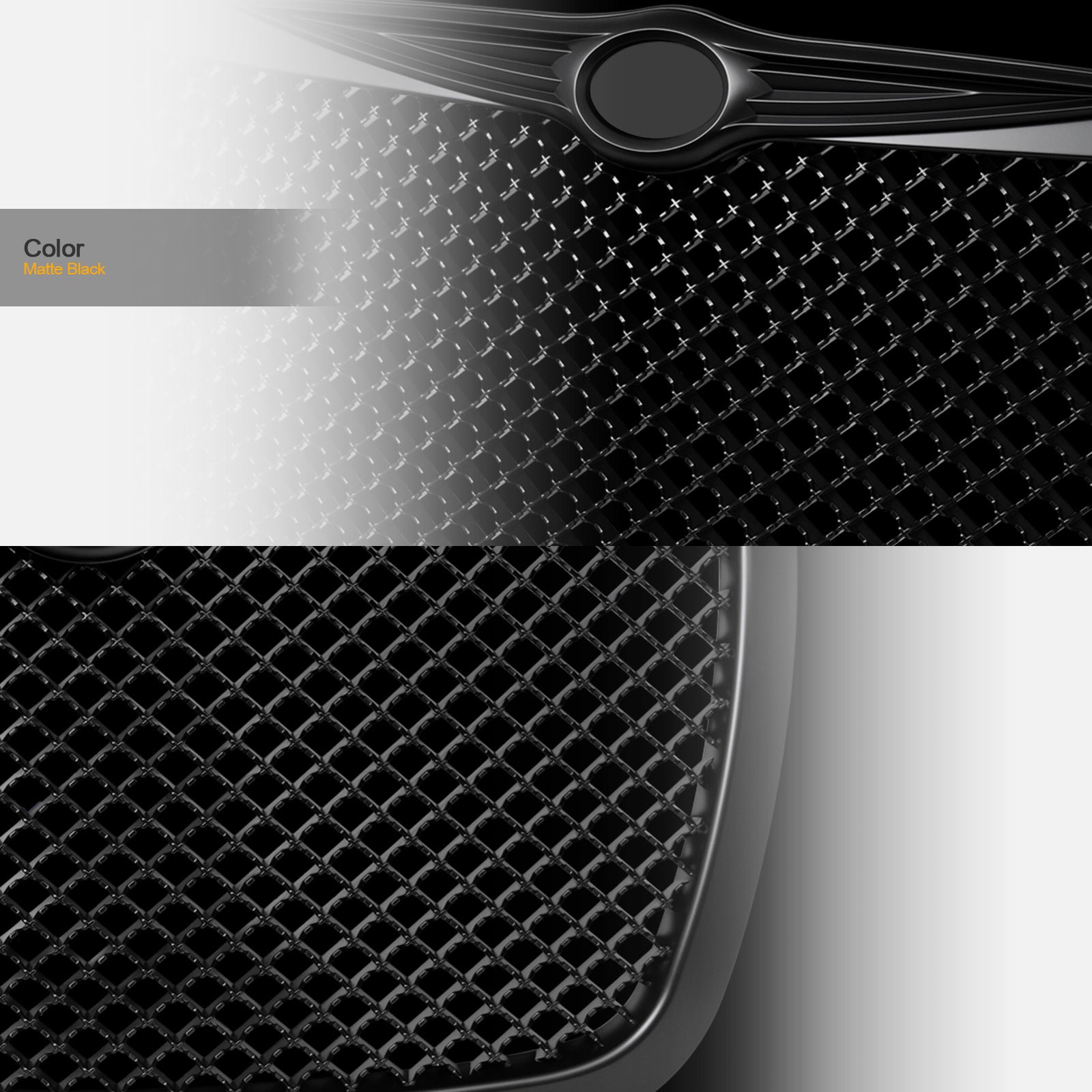 2005-2010 Chrysler 300 Honeycomb Mesh Front Grille - Matte Black