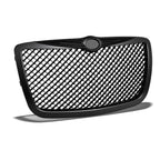 2005-2010 Chrysler 300 Honeycomb Mesh Front Grille - Matte Black