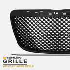2011-2014 Chrysler 300 Front Grille - Matte Black Replacement