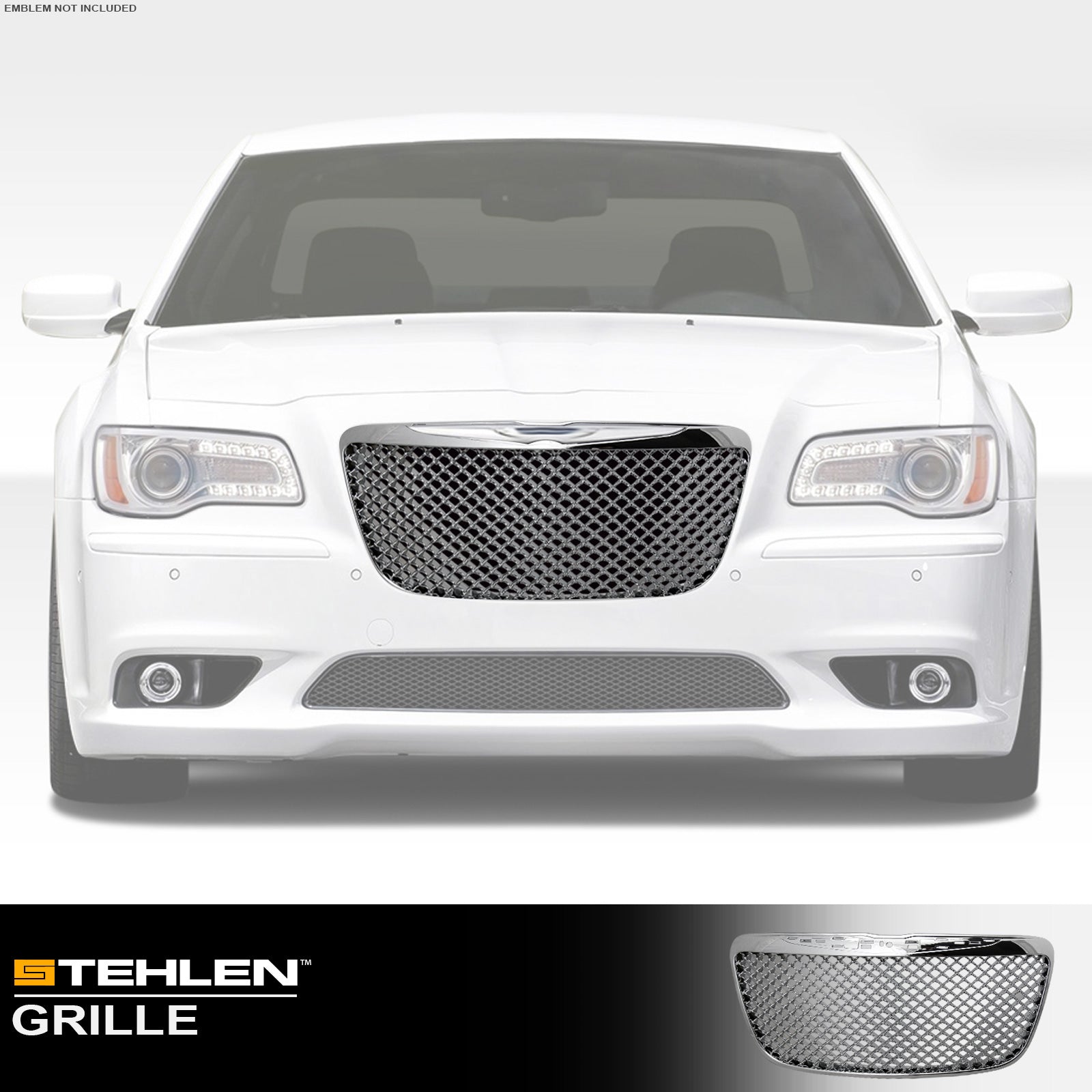 2011-2014 Chrysler 300 Front Grille - Chrome Mesh Style
