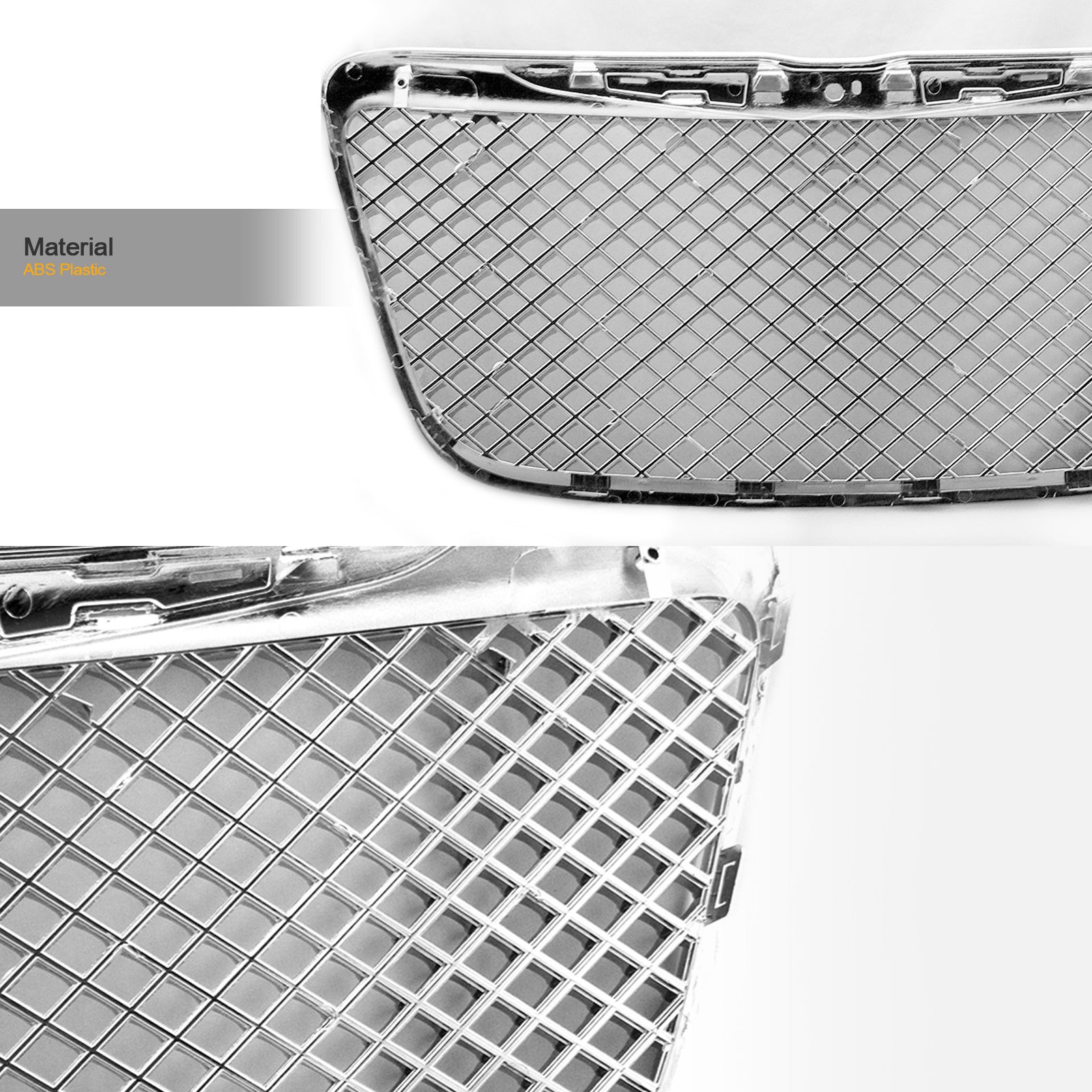 2011-2014 Chrysler 300 Front Grille - Chrome Mesh Style
