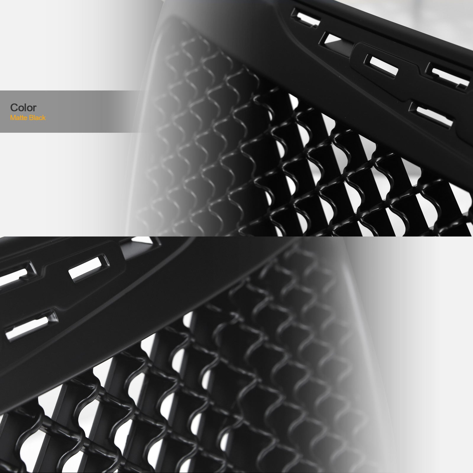 2011-2014 Chrysler 300 Honeycomb Mesh Front Grille - Matte Black