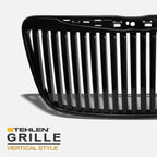 2011-2014 Chrysler 300 Vertical Front Grille - Matte Black