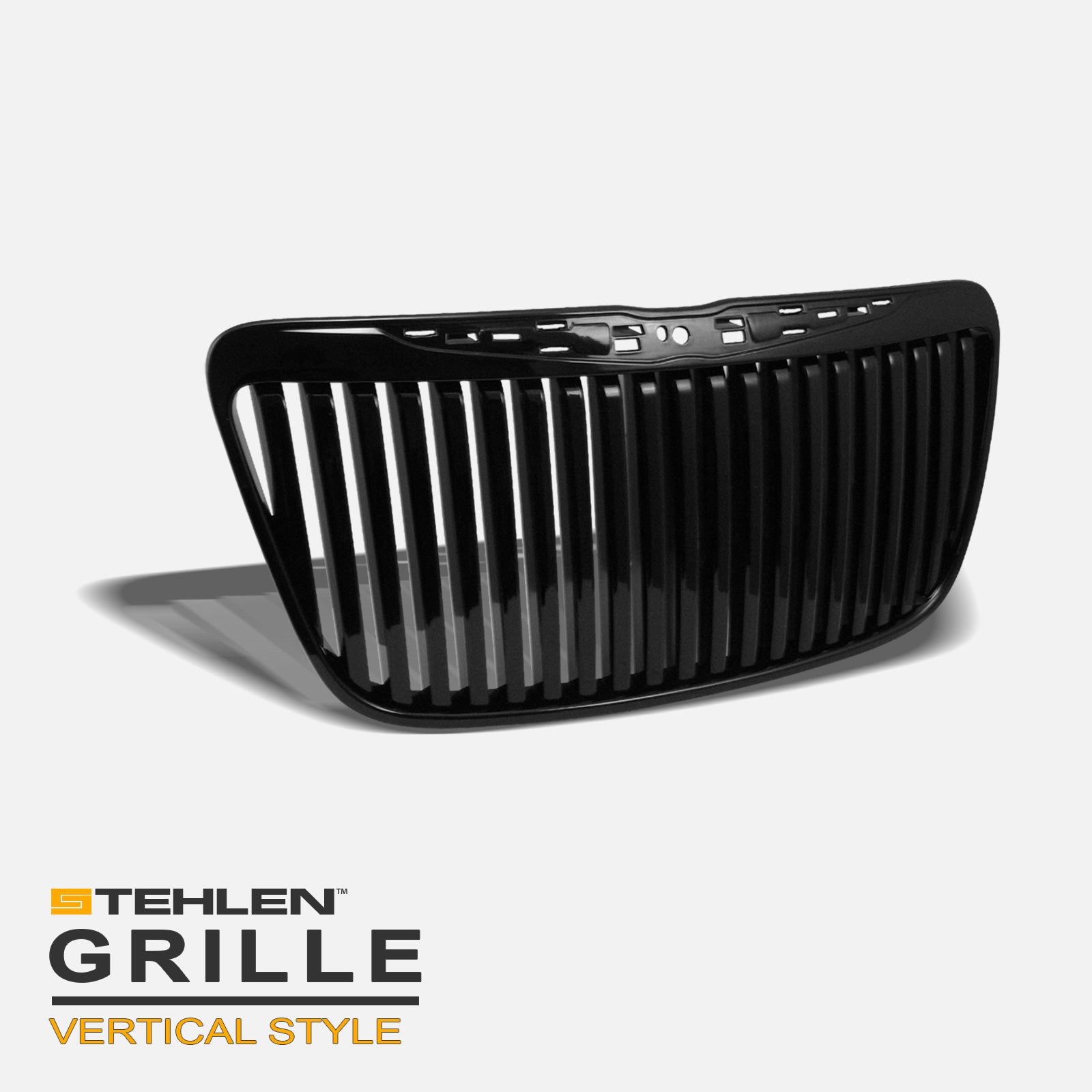 2011-2014 Chrysler 300 Vertical Front Grille - Matte Black
