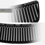 2011-2014 Chrysler 300 Vertical Front Grille - Matte Black